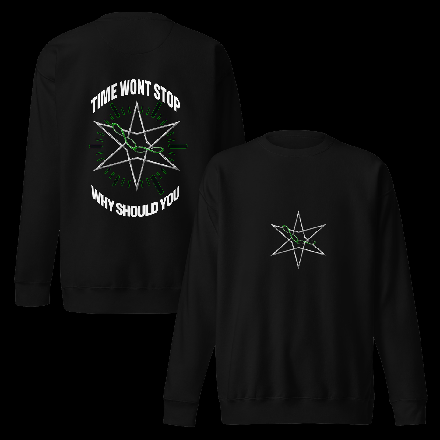 WONT STOP Sweatshirt - Black