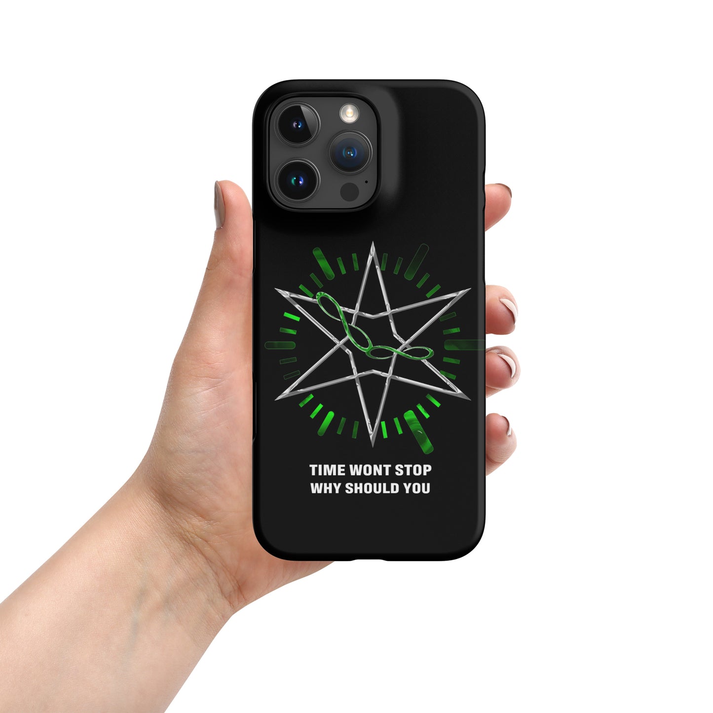 TIME WONT STOP - iPhone Case