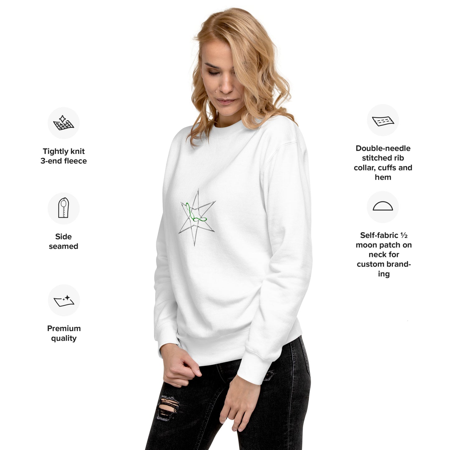 WONT STOP Sweatshirt - White