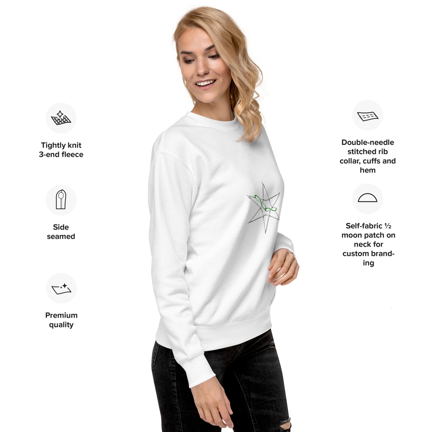 WONT STOP Sweatshirt - White